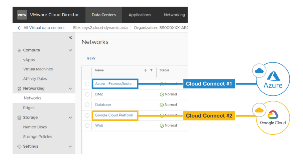 Cloud Connect with vCloud