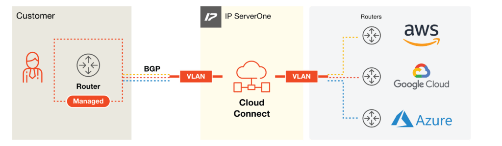 IP ServerOne: Managed Router for Cloud Connect