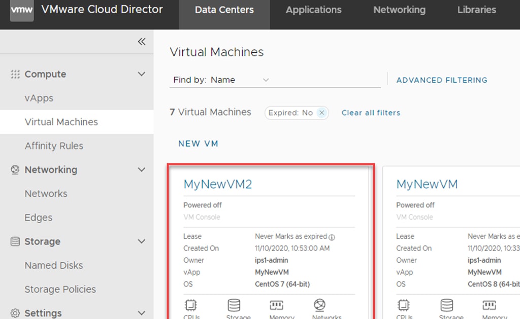 IP ServerOne VMware private cloud